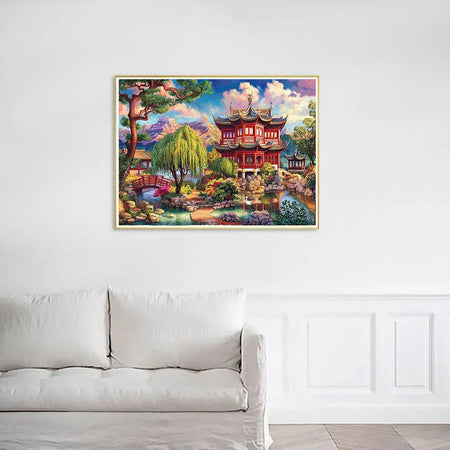 5d Diy Diamond Painting Landscape Art Illustration Full Diamond Mosaic Embroidery Cross Stitch Kits Home Decor