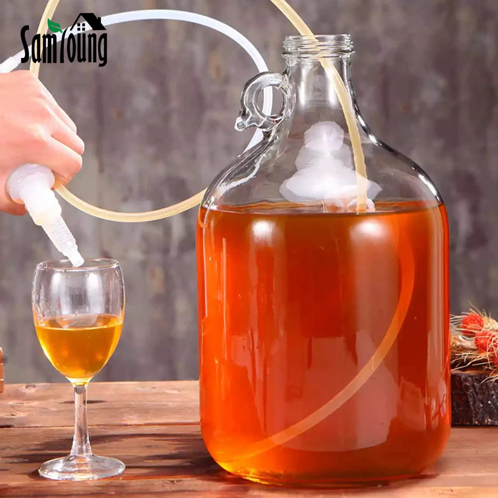 Home Brewing Siphon wine making equipment Food Grade Plastic Alcohol Distiller Filter Tube Tool Kitchen DIY Bar Tools