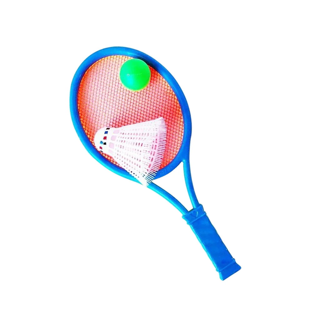 Badminton Tennis Rackets Balls Set Children Kids Outdoor Sports Parent-Child Sports Educational Sports Game Toys for Children