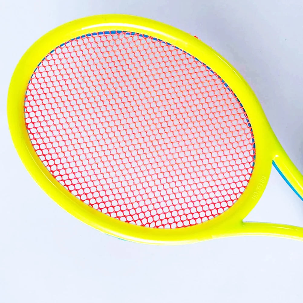 Badminton Tennis Rackets Balls Set Children Kids Outdoor Sports Parent-Child Sports Educational Sports Game Toys for Children