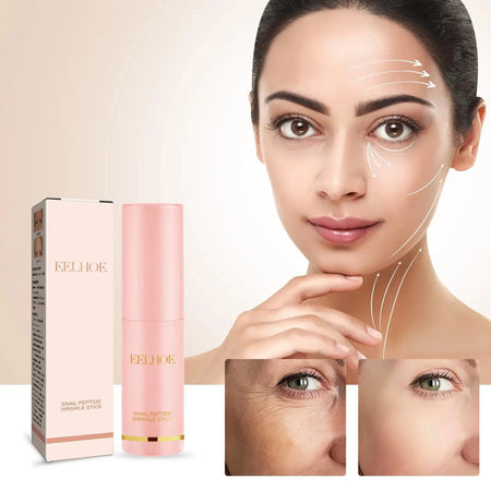 Smooth and Hydrate Skin with Snail Collagen Multi Balm Stick - Korean Cosmetics Eye and Face Cream for Anti Wrinkle and Firming